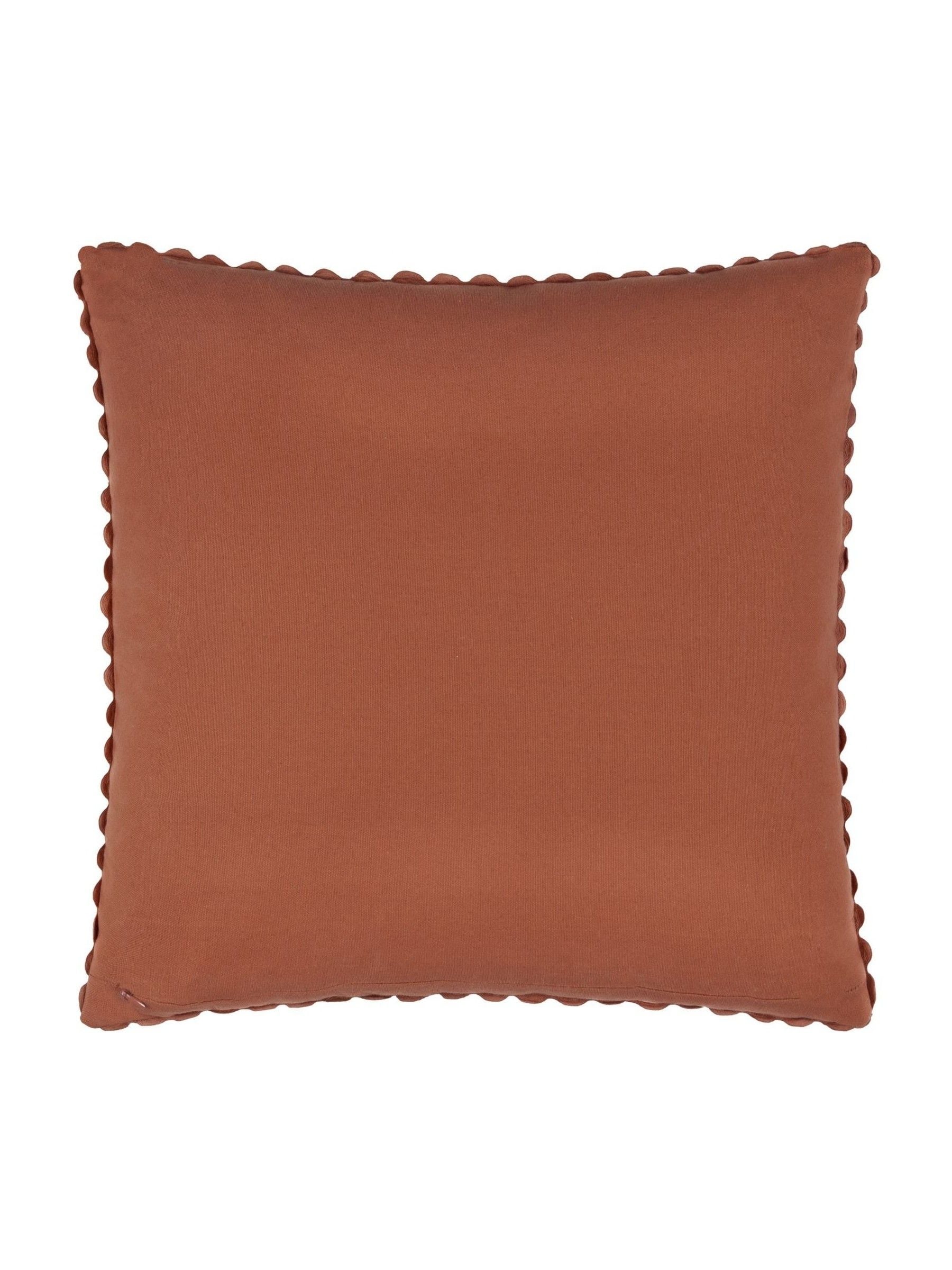 Sanderson Orange Robins Wood Woodland Flora Scalloped Cushion