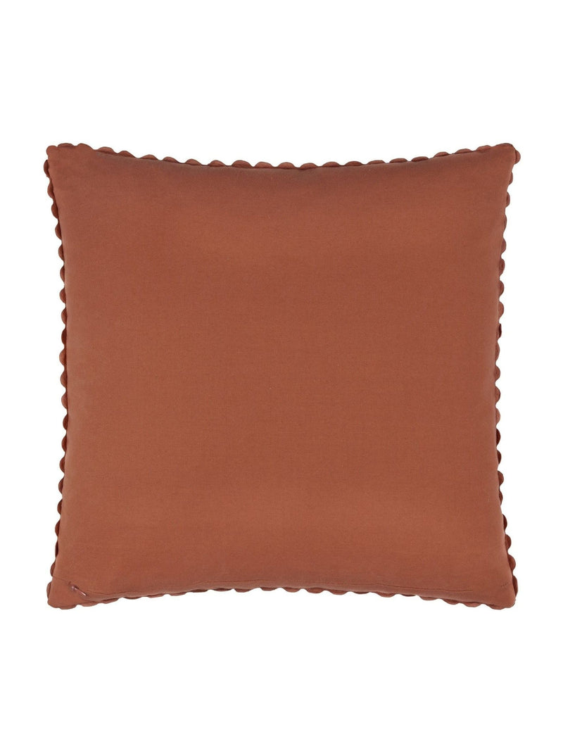 Sanderson Orange Robins Wood Woodland Flora Scalloped Cushion