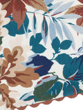Sanderson Orange Robins Wood Woodland Flora Scalloped Cushion