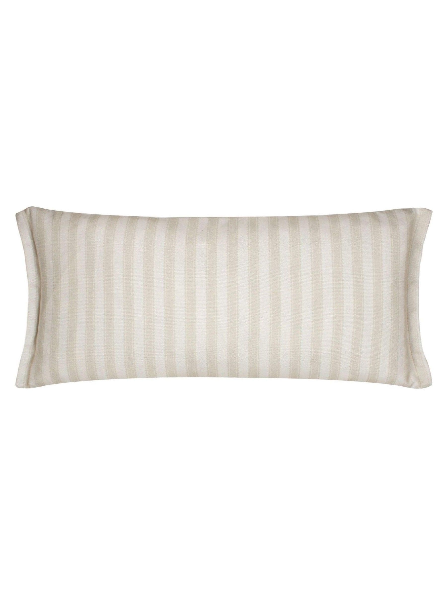 Sanderson floral embroidered cushion 30x65cm - British product