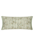 Sanderson Sage Chinese Lanterns Floral Embroidered Cushion
