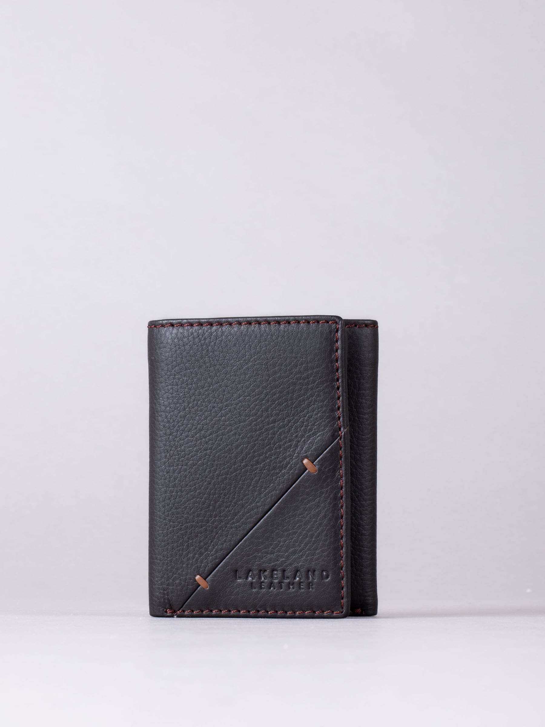 Lakeland Leather brown Allerdale tri-fold wallet, UK version