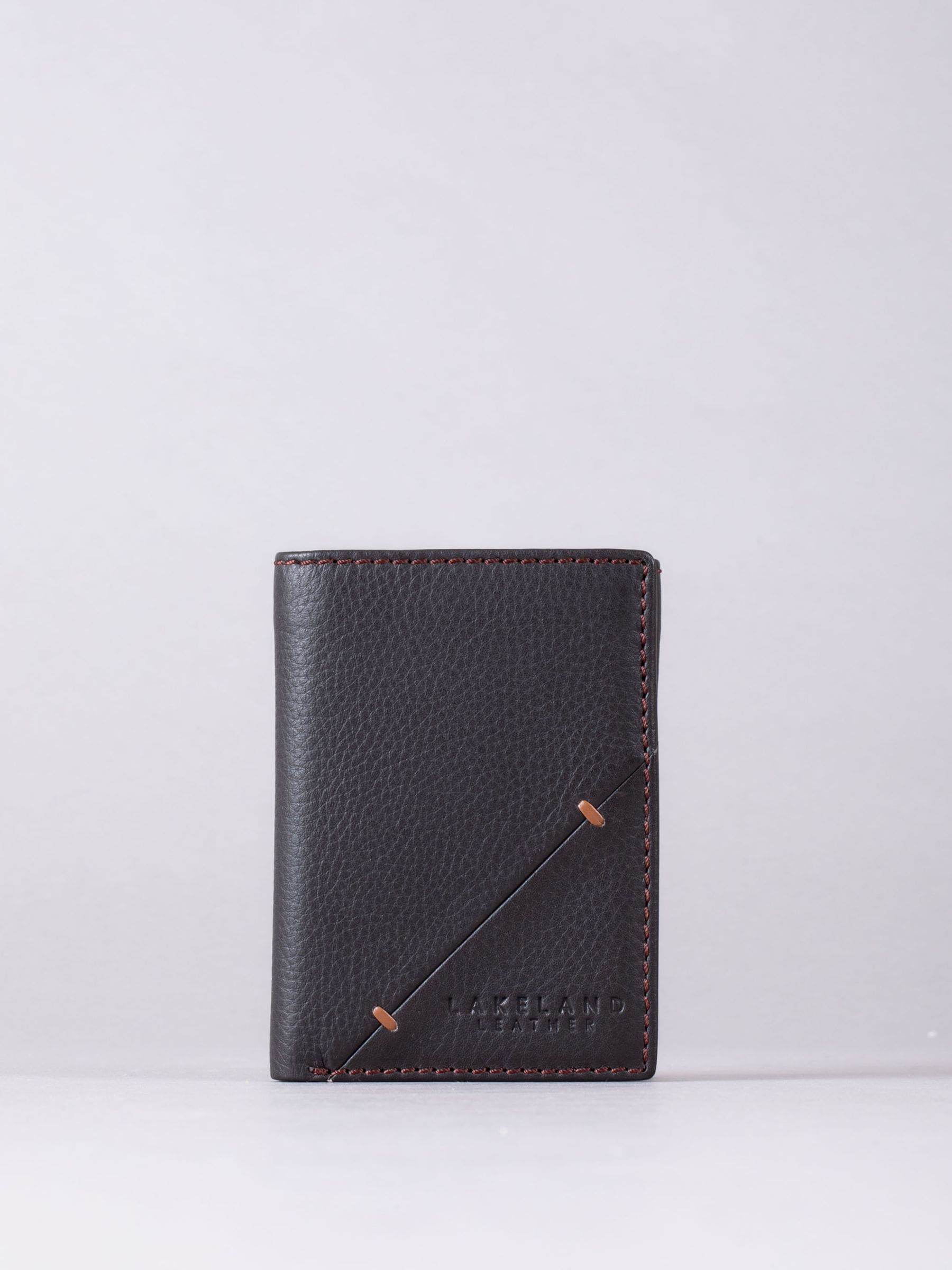 Lakeland Leather brown Allerdale tri-fold wallet, UK version