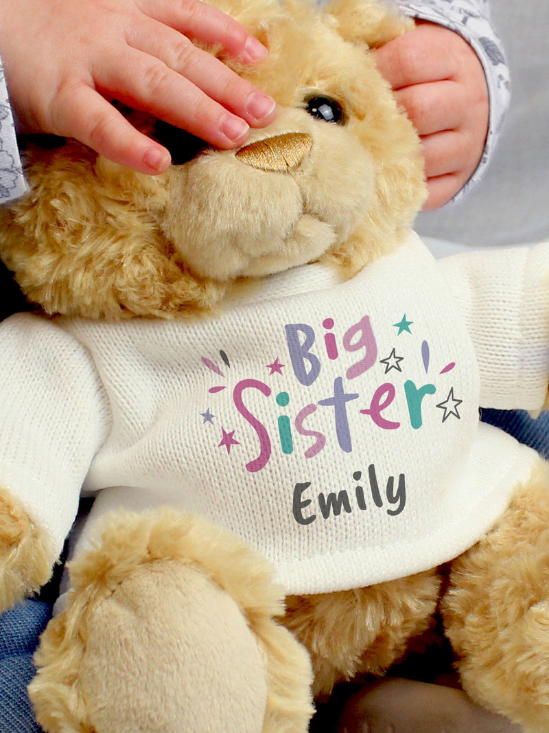PMC personalised Big Sister teddy bear (British brand)