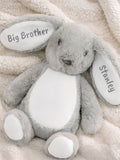 PMC personalised bunny rabbit soft toy 33cm - British product