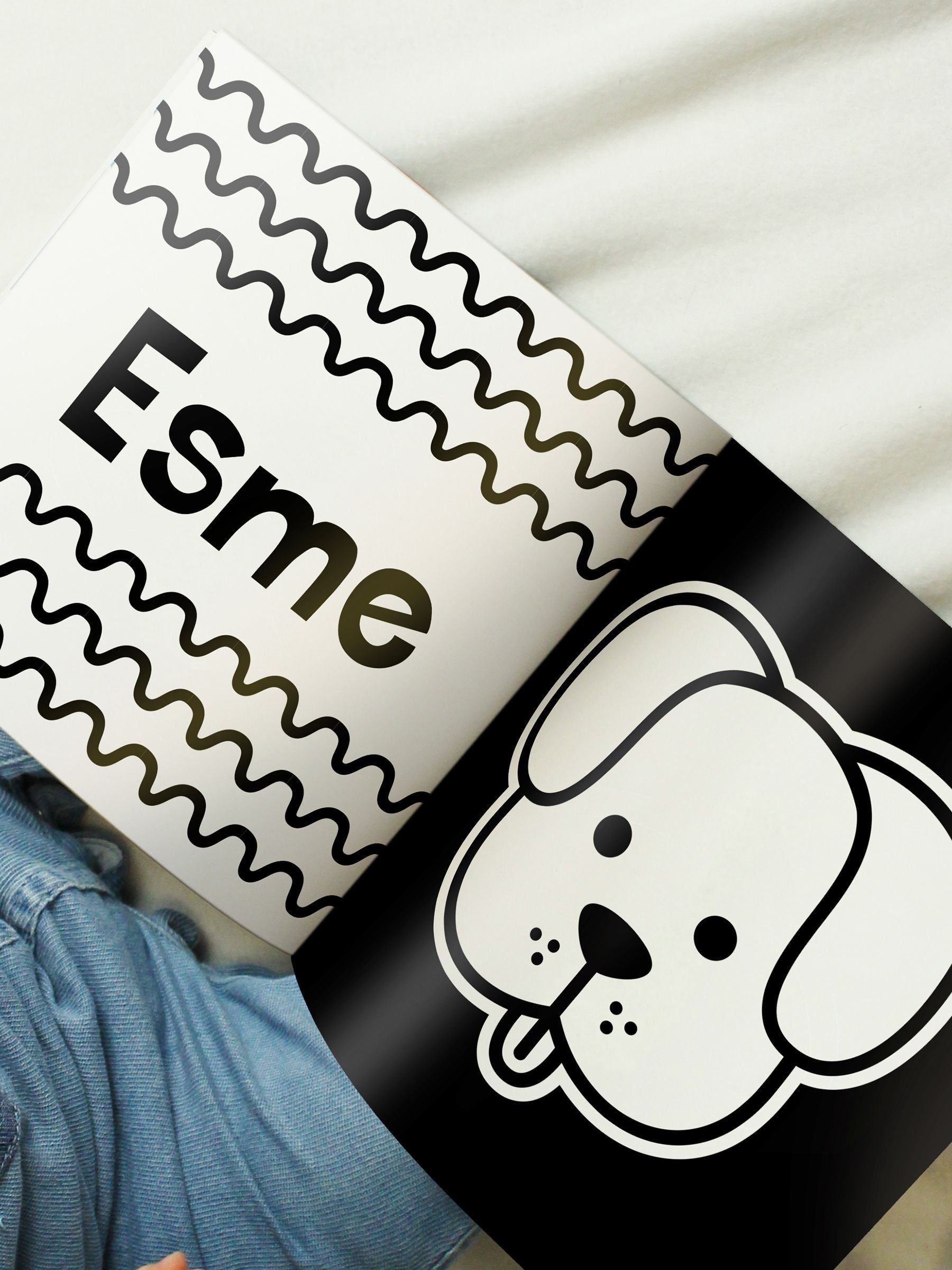PMC personalised baby sensory book - British product
