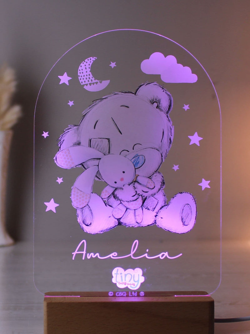 PMC personalised Tatty Teddy LED night light (British brand)