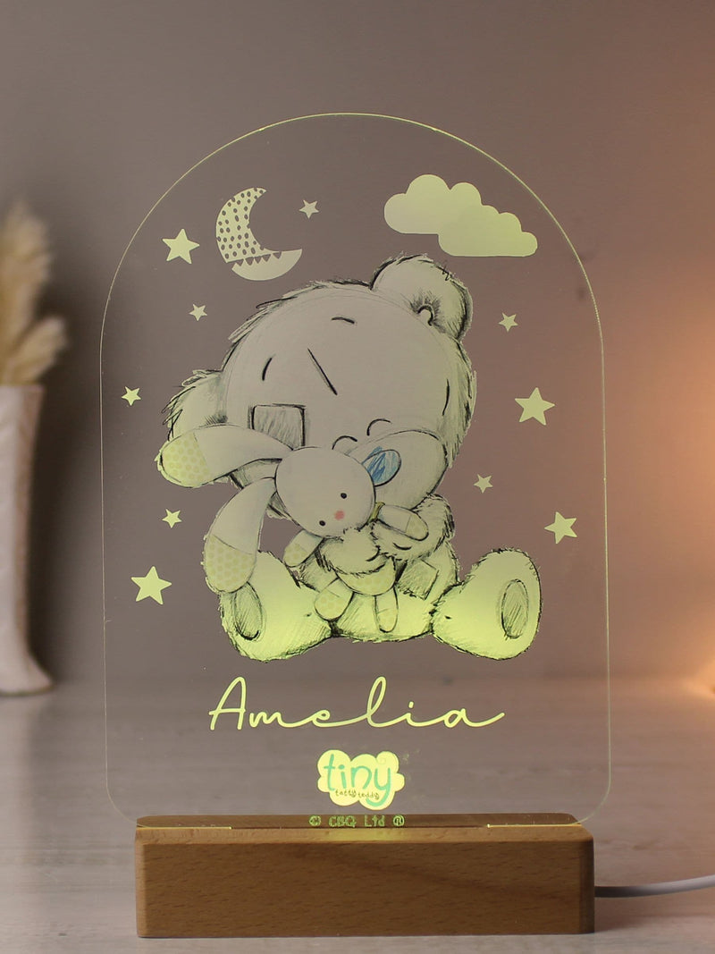 PMC personalised Tatty Teddy LED night light (British brand)