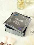 PMC floral butterfly glass trinket box small, imported from the UK