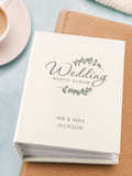PMC personalised wedding white photo album 6x4, UK version