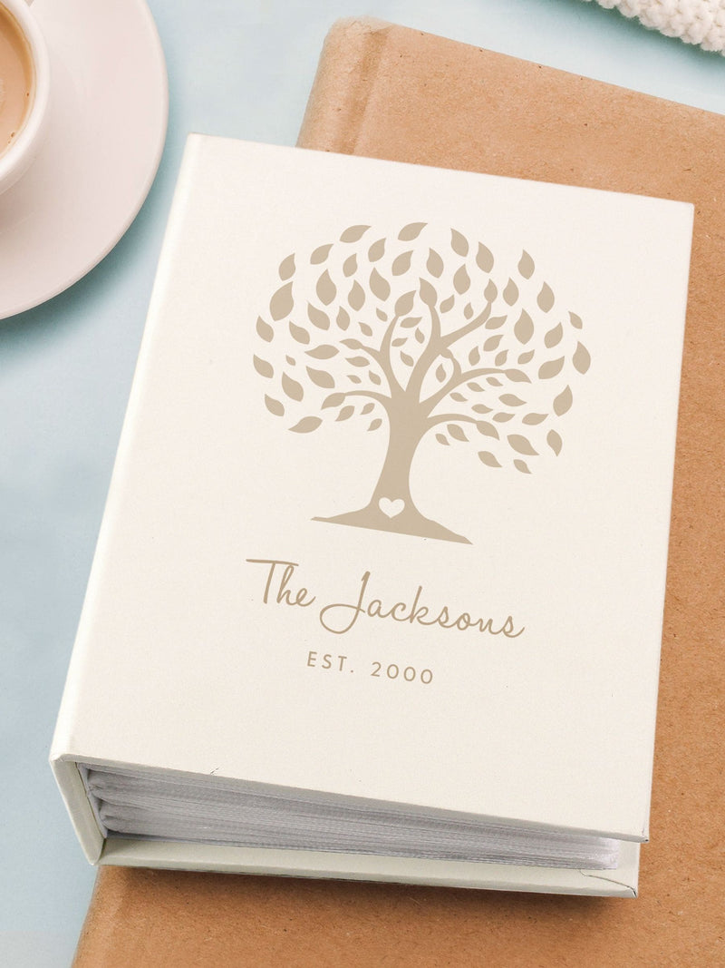 PMC personalised family tree photo album 6x4, UK version
