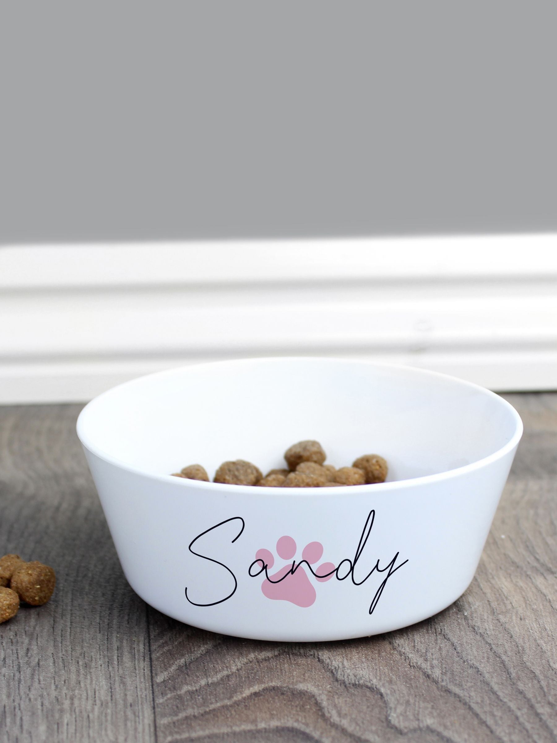 PMC personalised cat bowl, UK version