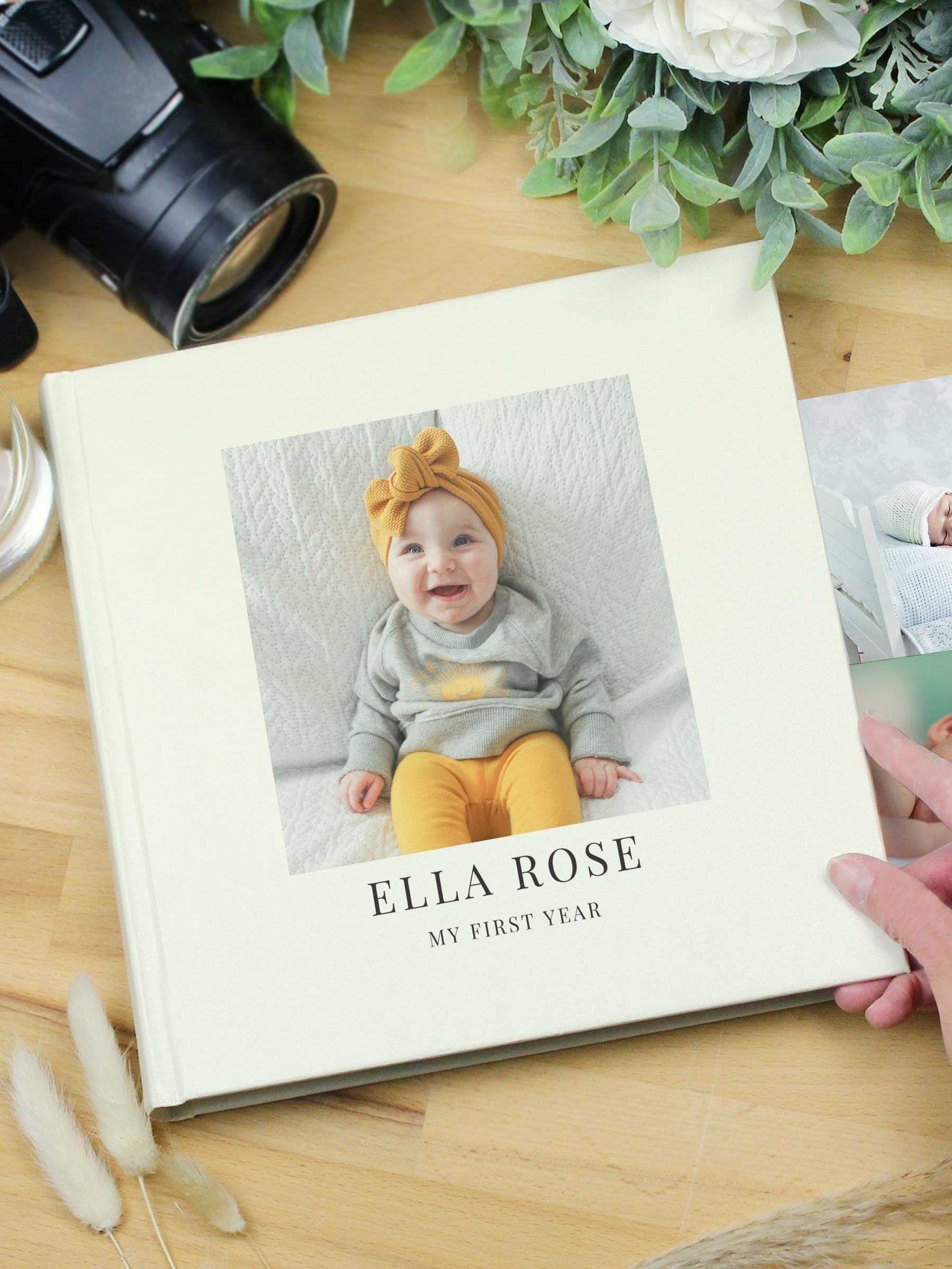 PMC Personalised Photo Upload Square Photo Album, imported from the UK