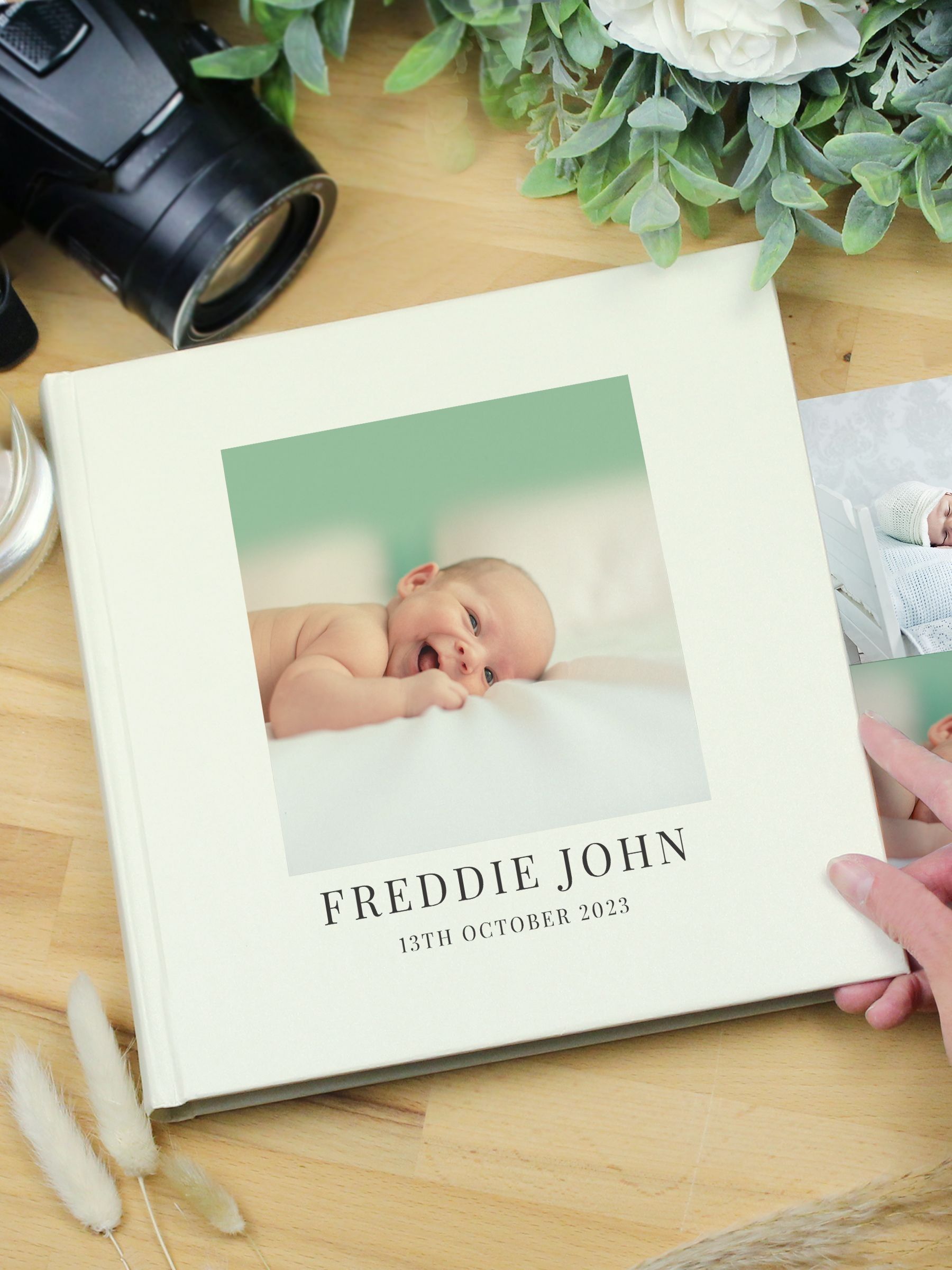 PMC Personalised Photo Upload Square Photo Album, imported from the UK
