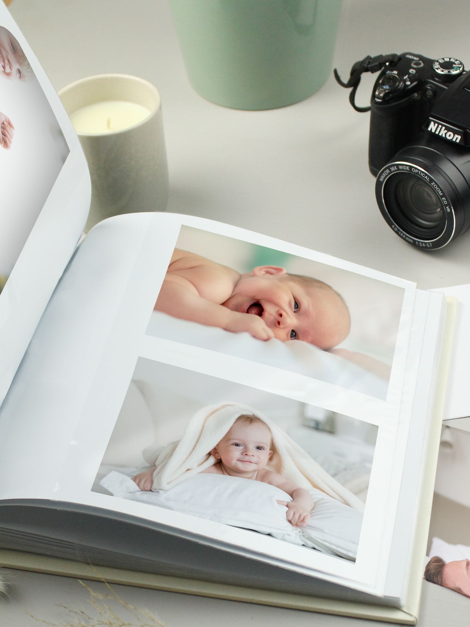 PMC Personalised Photo Upload Square Photo Album, imported from the UK
