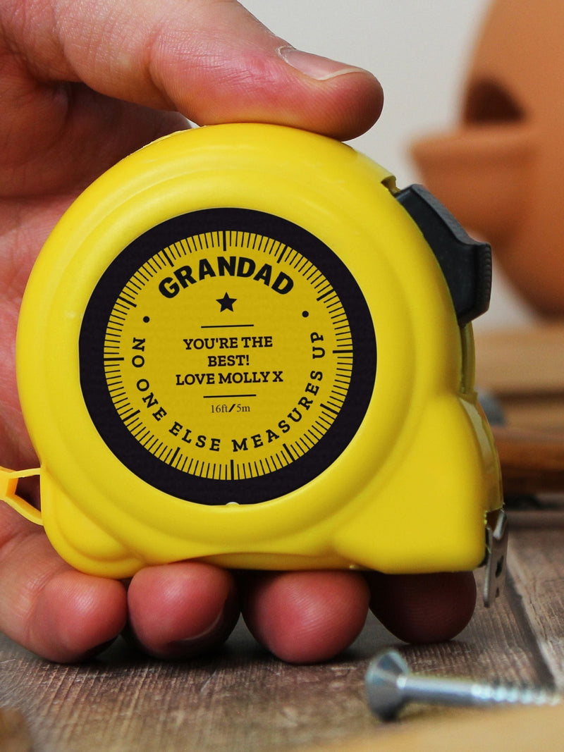 PMC personalised tape measure 16ft, imported from the UK