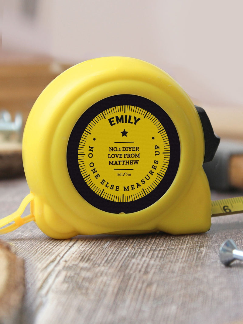 PMC personalised tape measure 16ft, imported from the UK