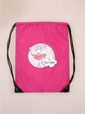 PMC pink fairy personalised kit bag for kids, imported from the UK