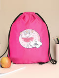 PMC pink fairy personalised kit bag for kids, imported from the UK