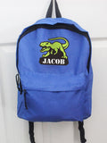 PMC blue dinosaur backpack, UK version