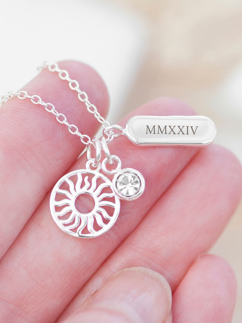 Treat Republic personalised eternal sun charms necklace - British product