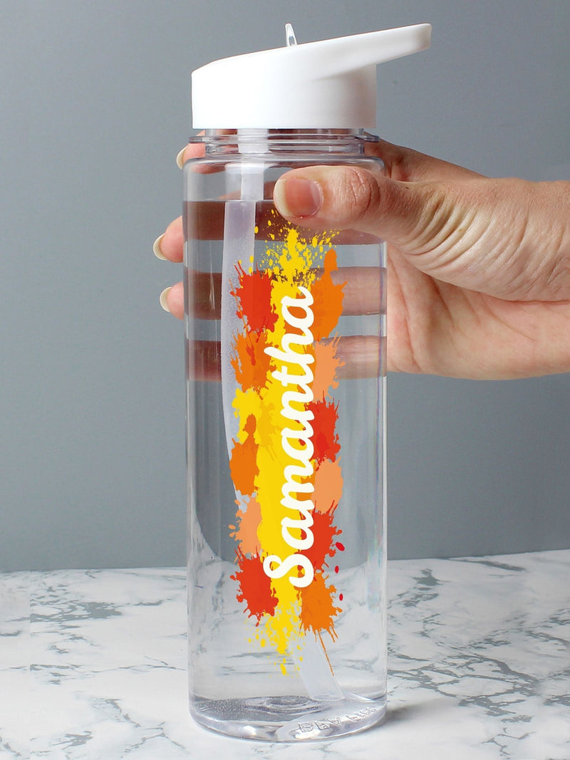 PMC personalised splash water bottle 800ml, imported from the UK