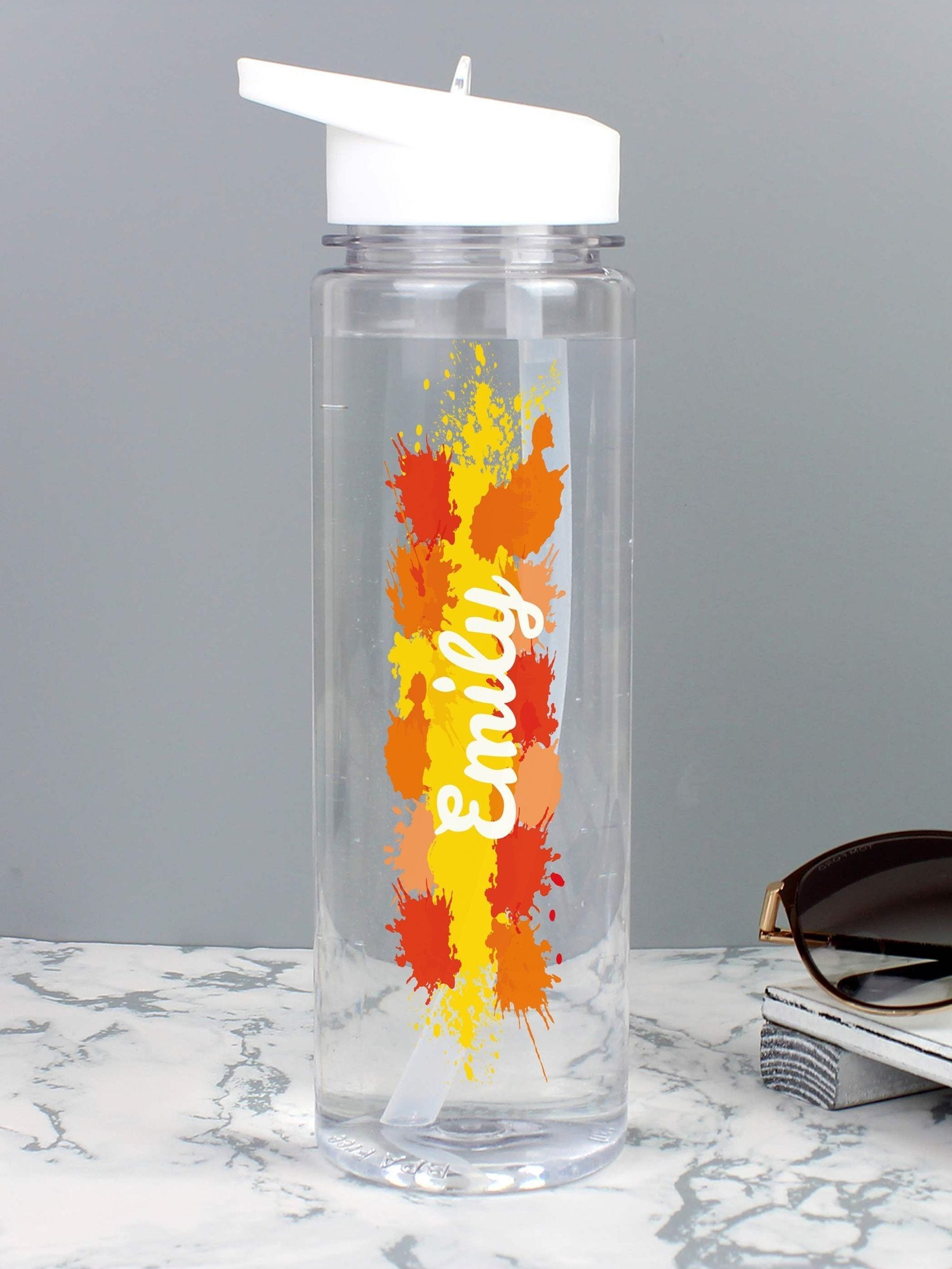 PMC personalised splash water bottle 800ml, imported from the UK