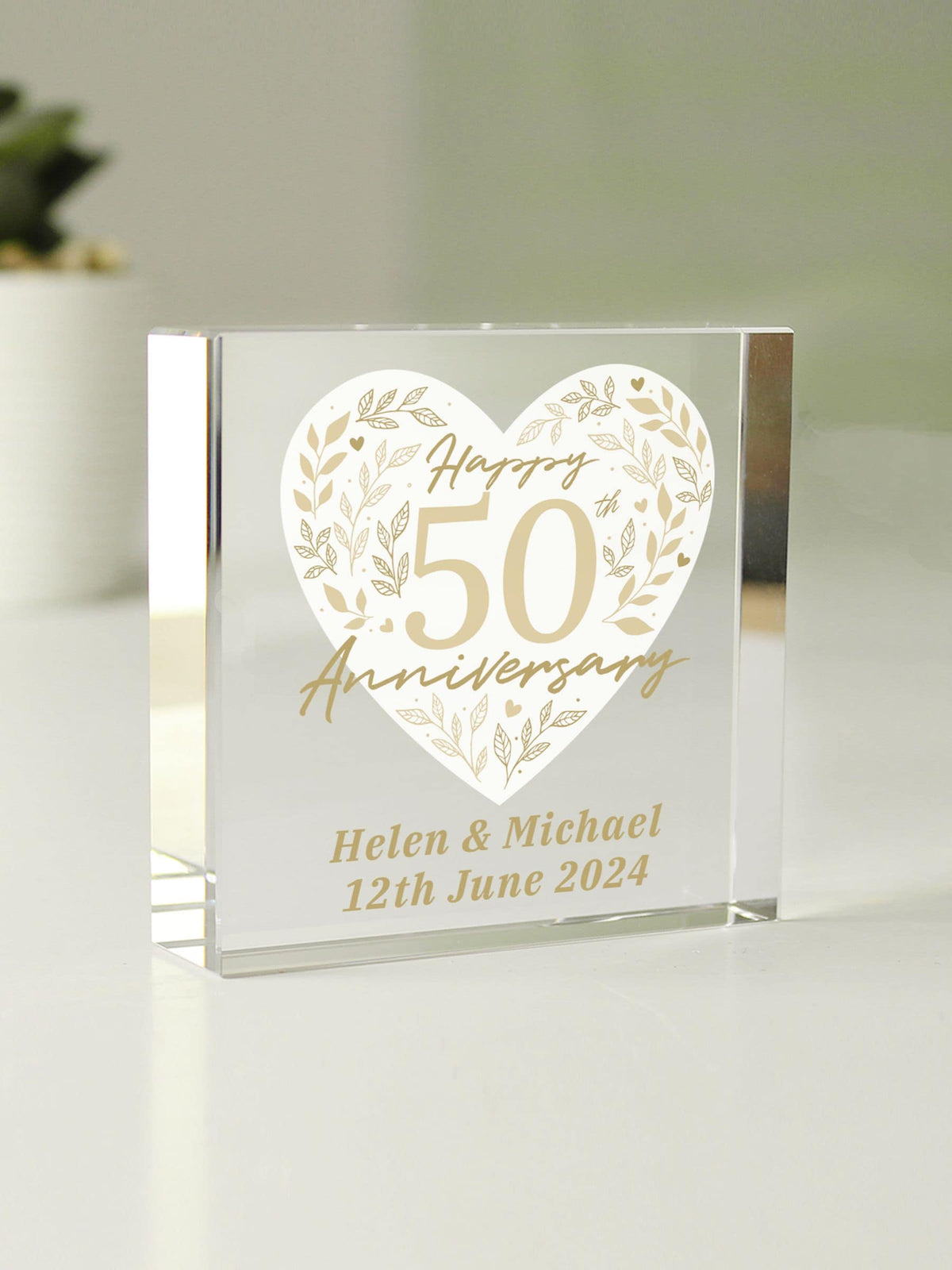 PMC crystal token 50th anniversary - British product