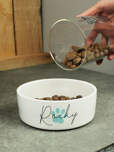 Next PMC Personalised Paw Print Dog Bowl 14 cm- Buy online at McGrocer