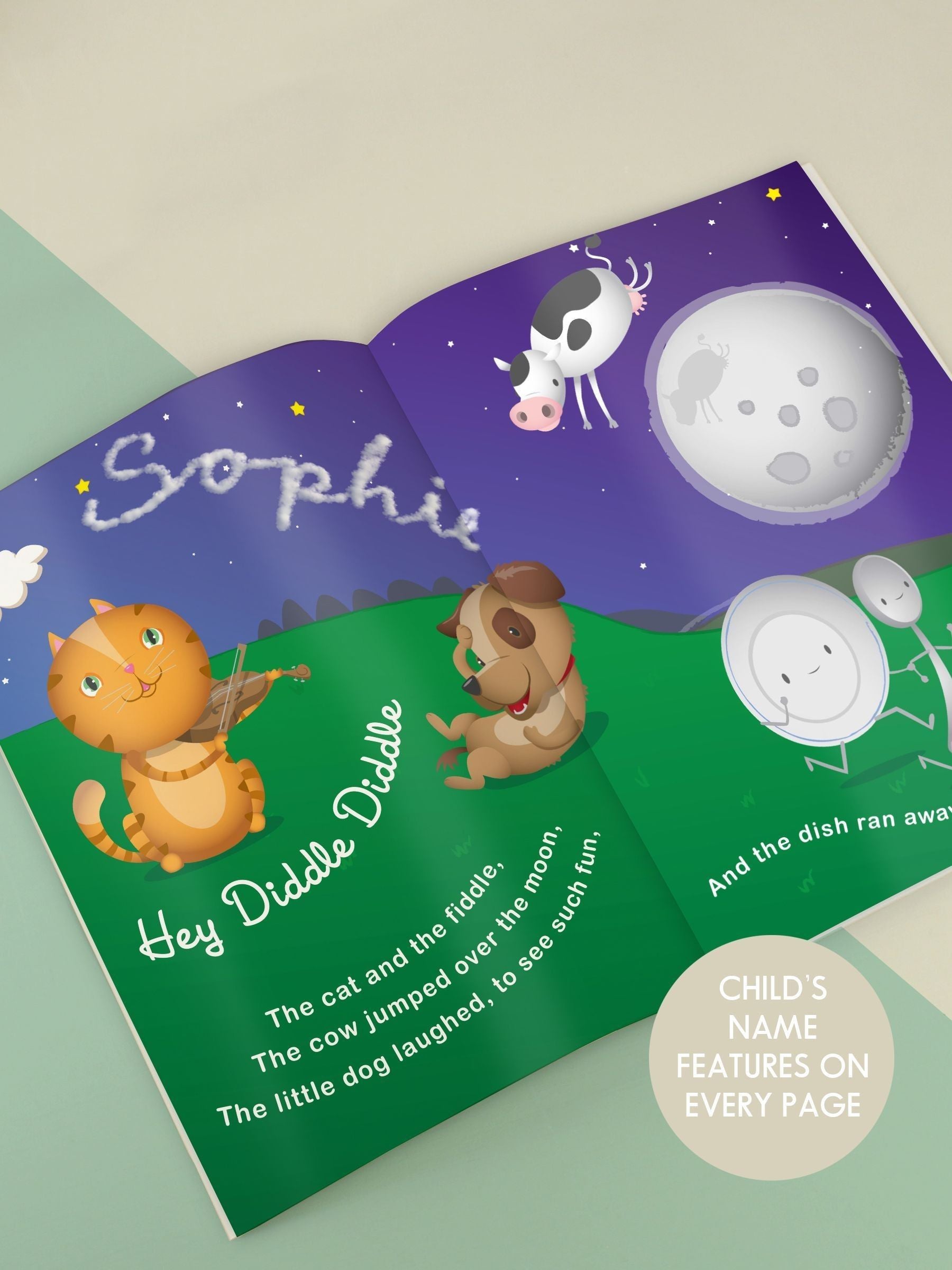 PMC personalised nursery rhyme book 28 pages (British brand)
