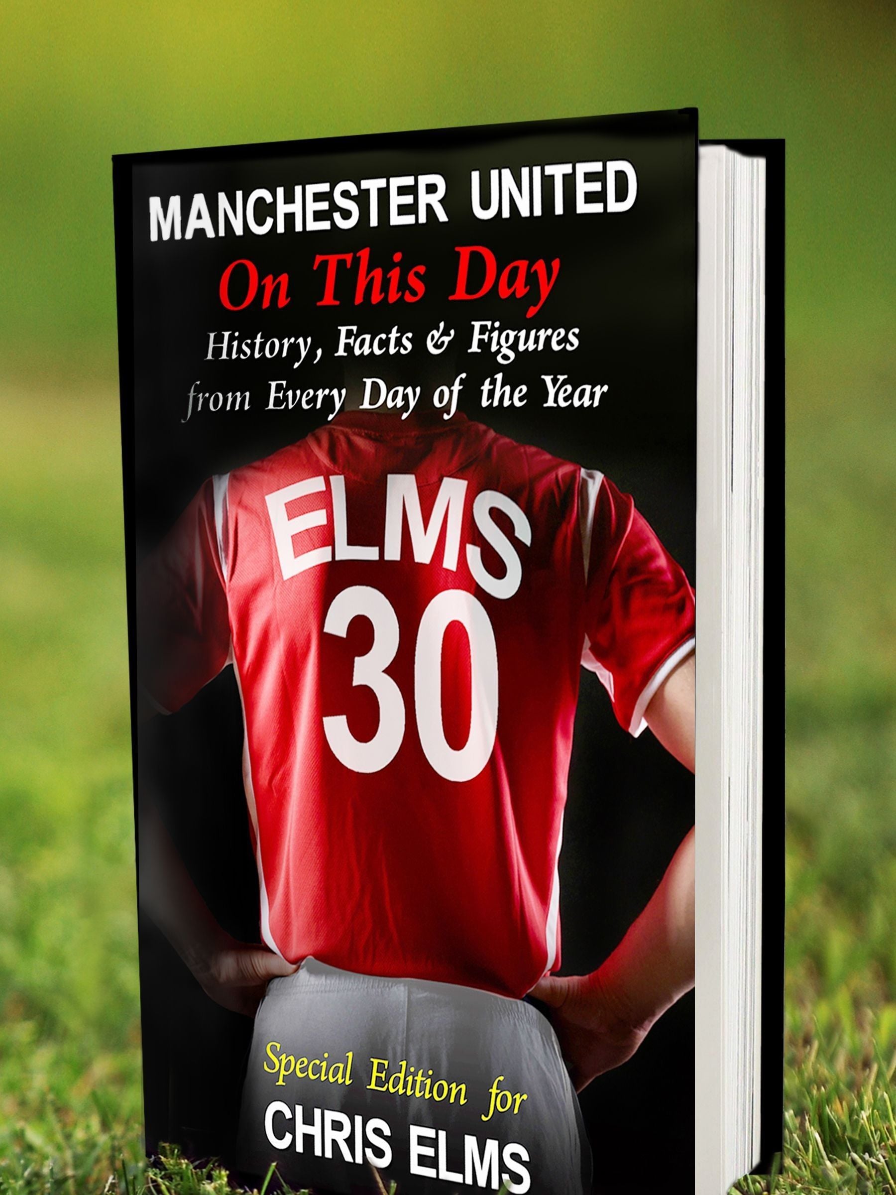 PMC personalised Manchester United book, imported from the UK
