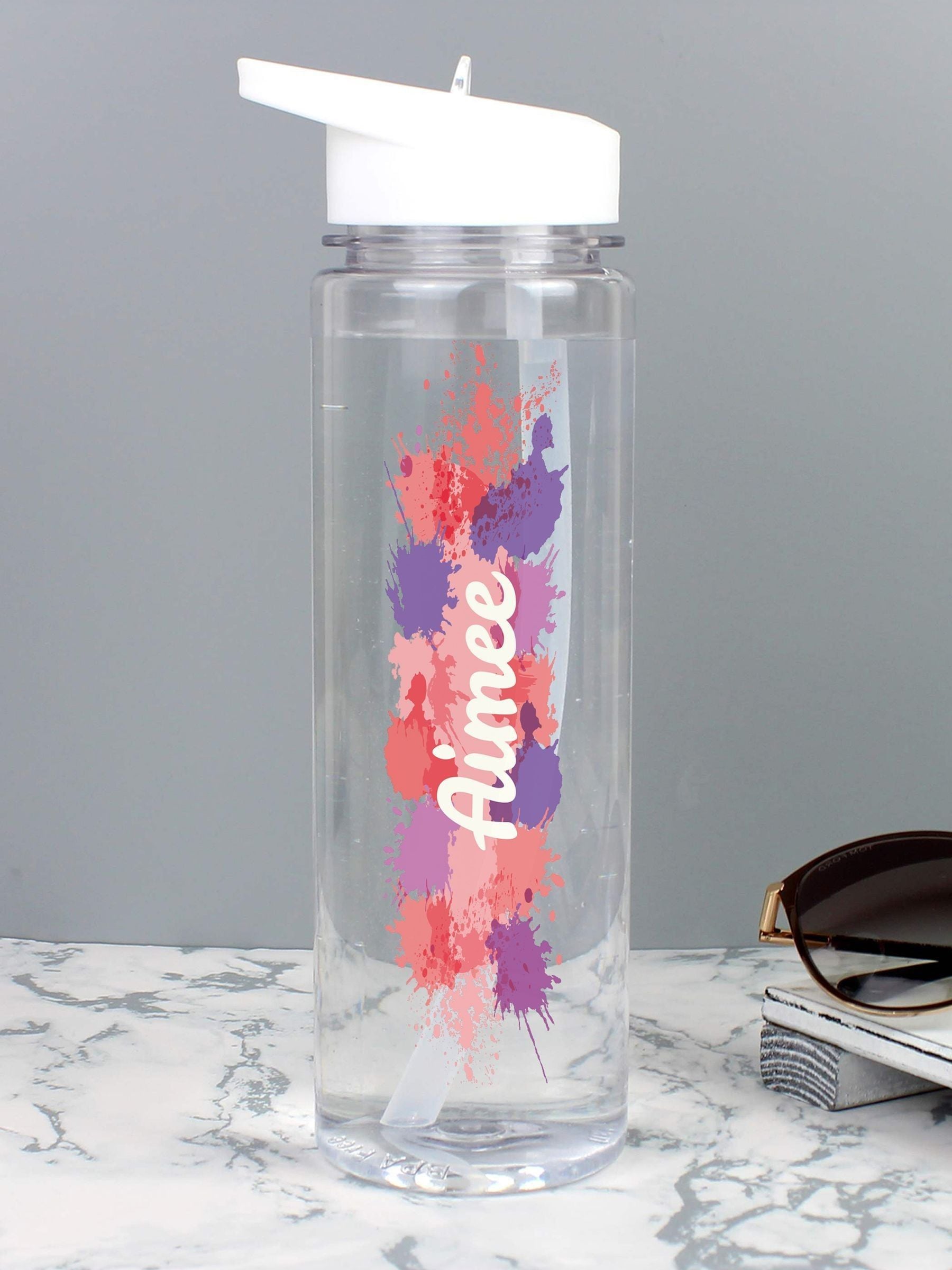 PMC personalised splash water bottle 800ml, imported from the UK