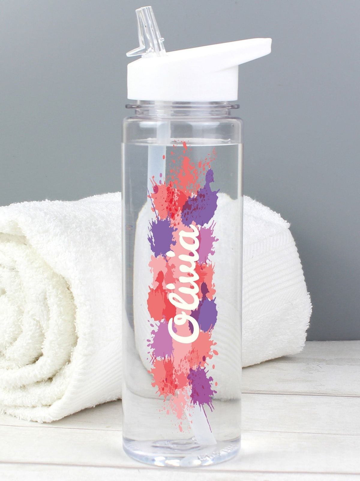 PMC personalised splash water bottle 800ml, imported from the UK