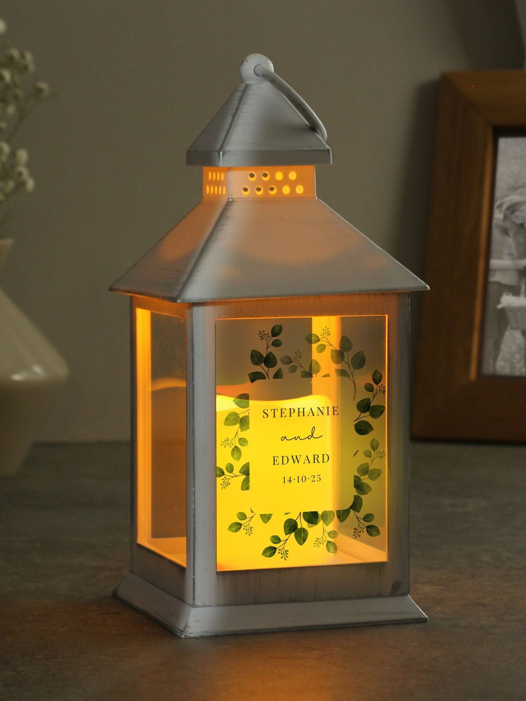 PMC botanical wedding lantern - British product