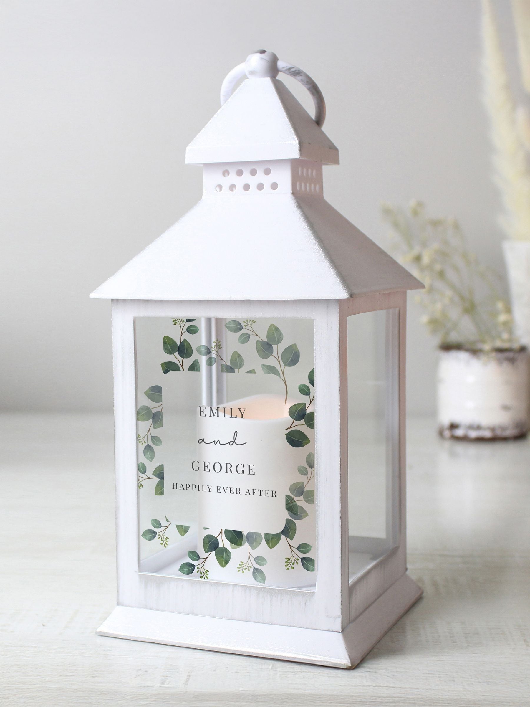 PMC botanical wedding lantern - British product