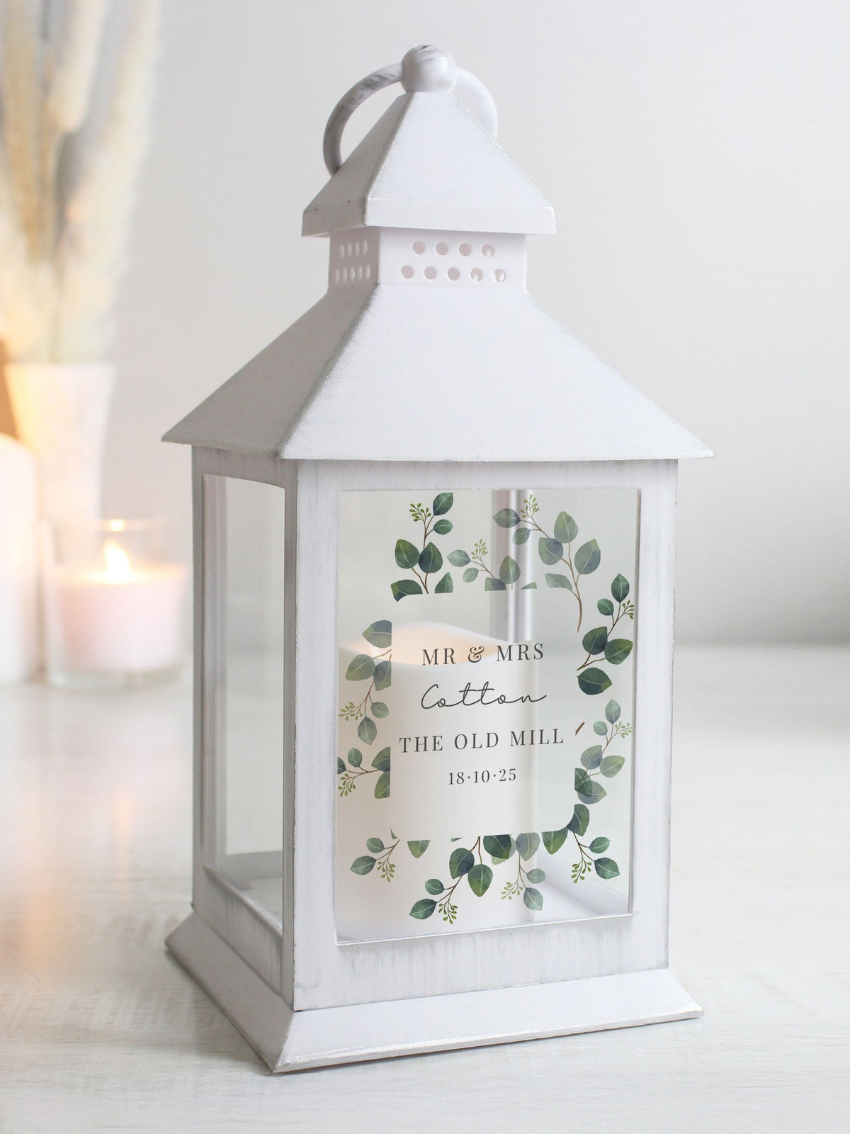 PMC botanical wedding lantern - British product
