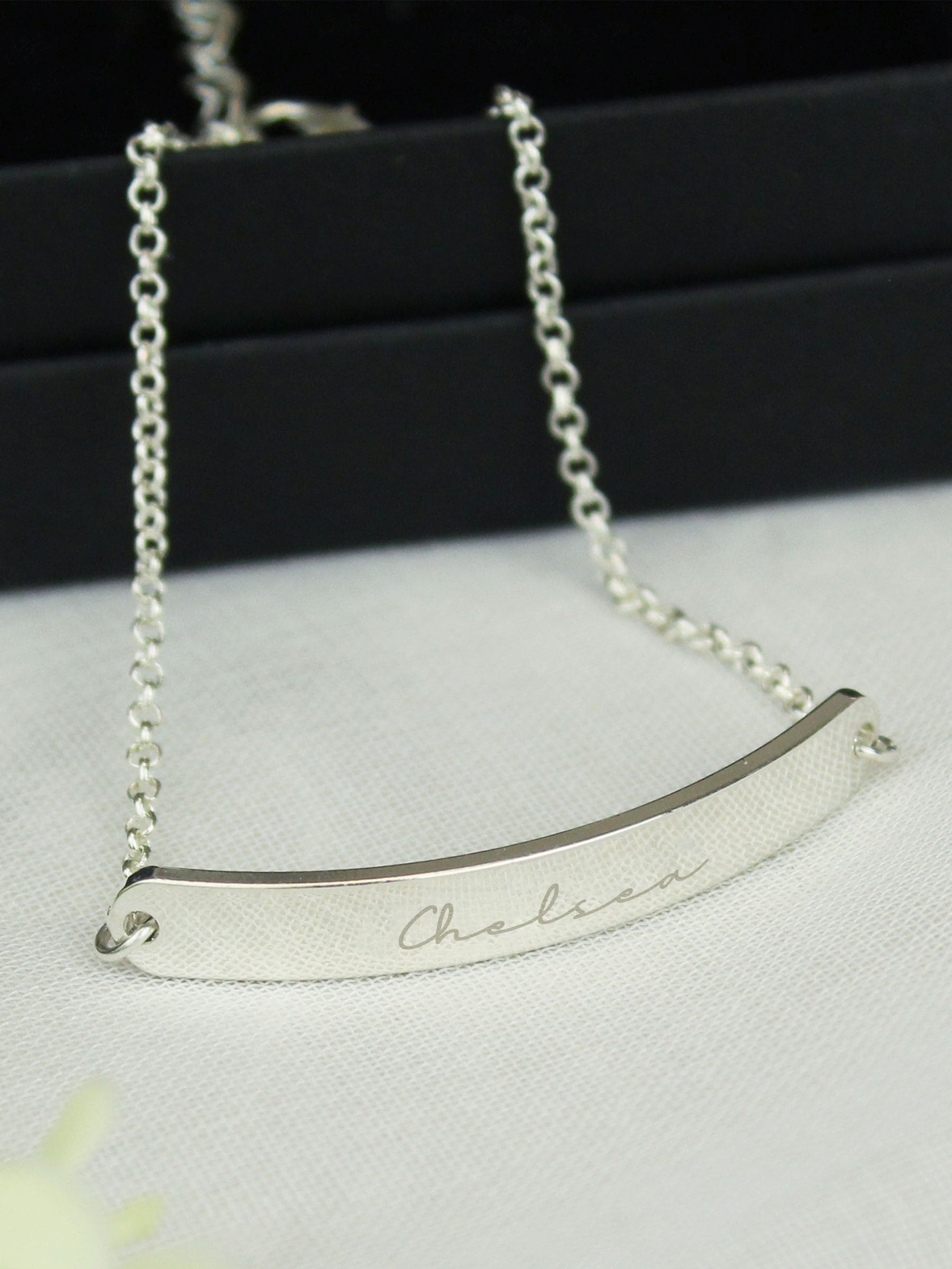 Silver Tone Personalised ID Bracelet By PMC