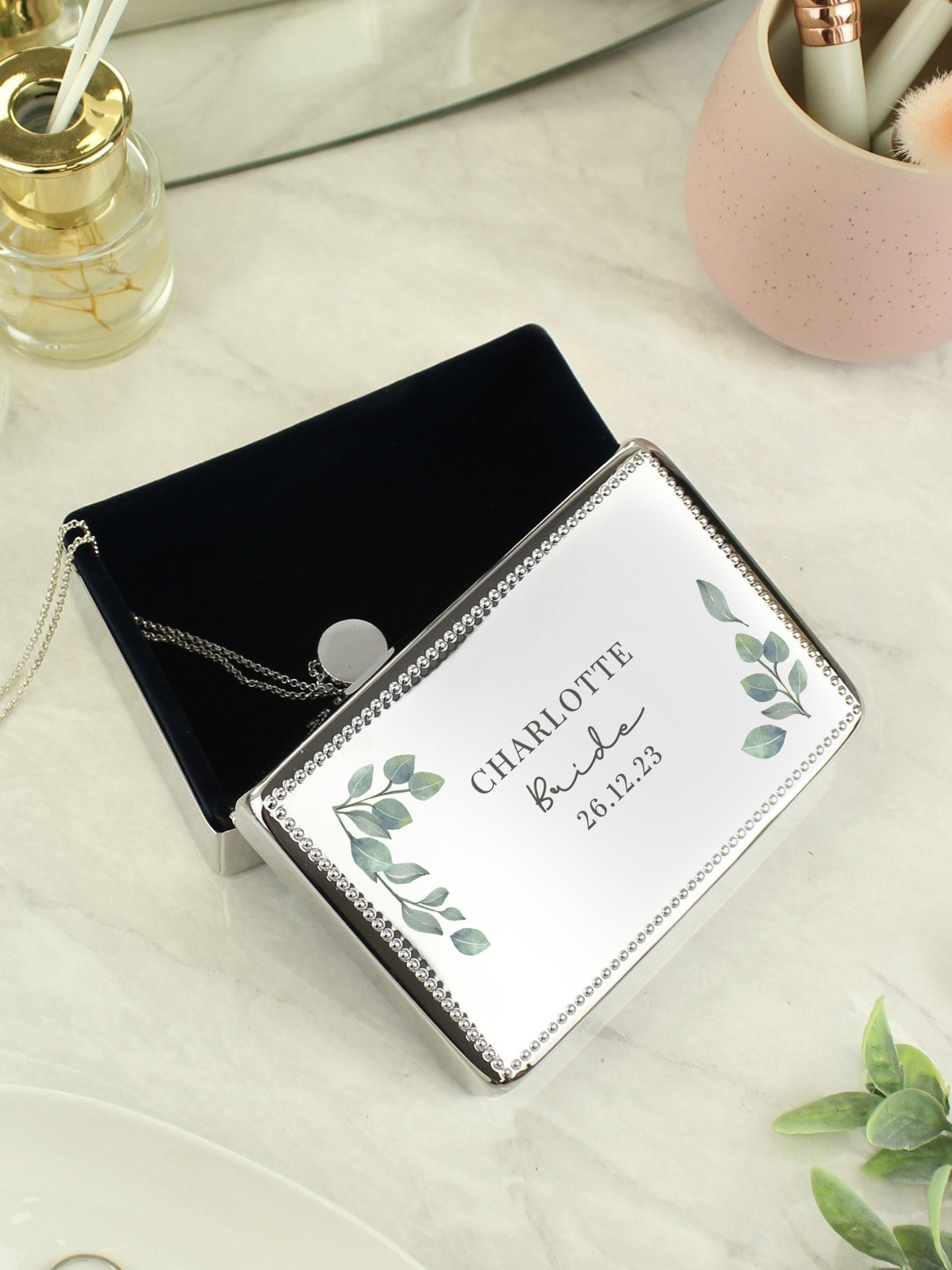 PMC Botanical Rectangular Jewellery Box, UK version