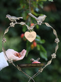 Dibor brown hanging bird feeder 33x32cm - British product