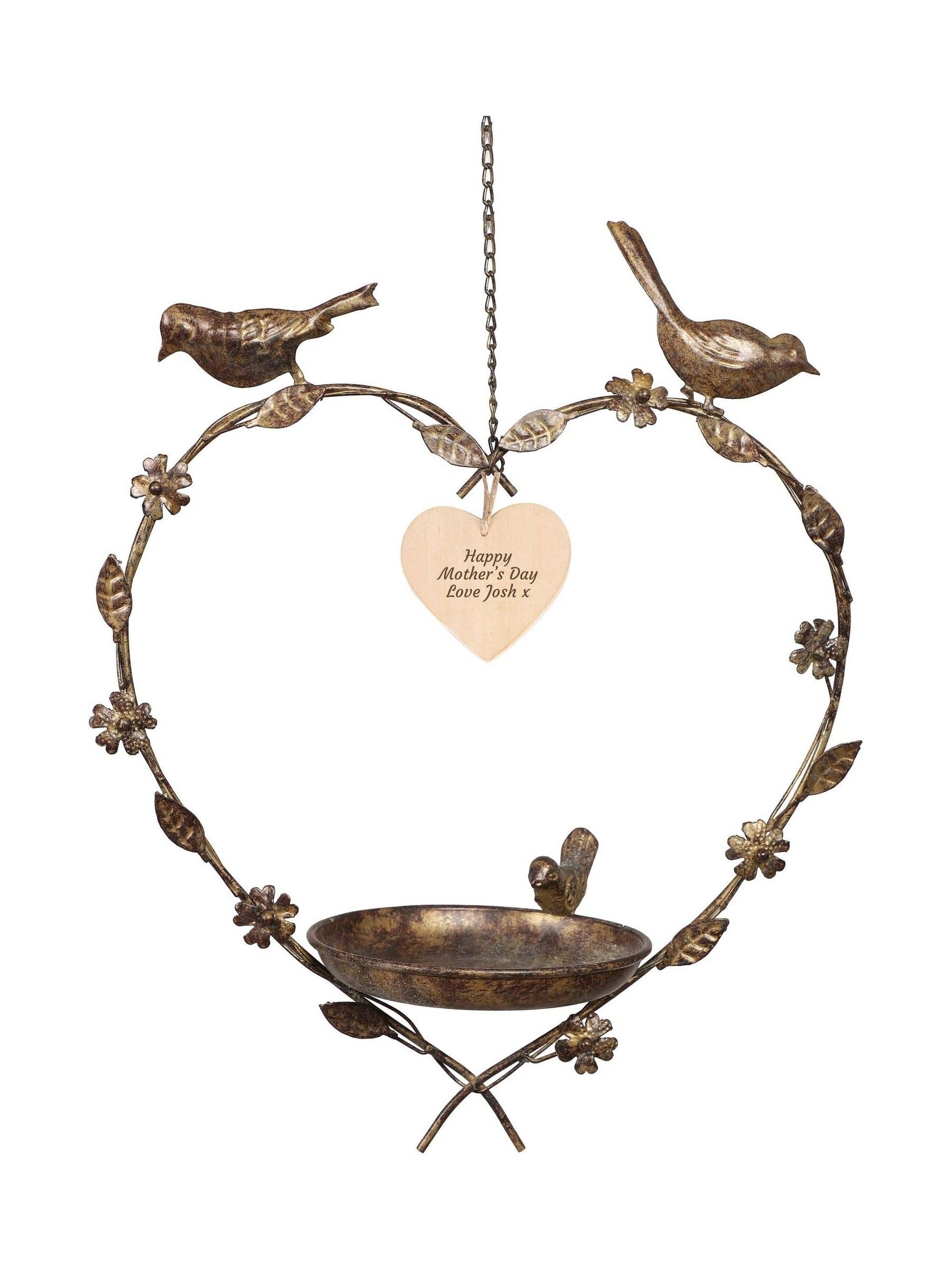 Dibor brown hanging bird feeder 33x32cm - British product