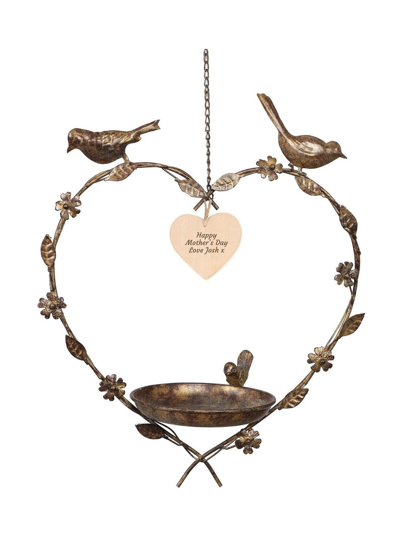 Dibor brown hanging bird feeder 33x32cm - British product