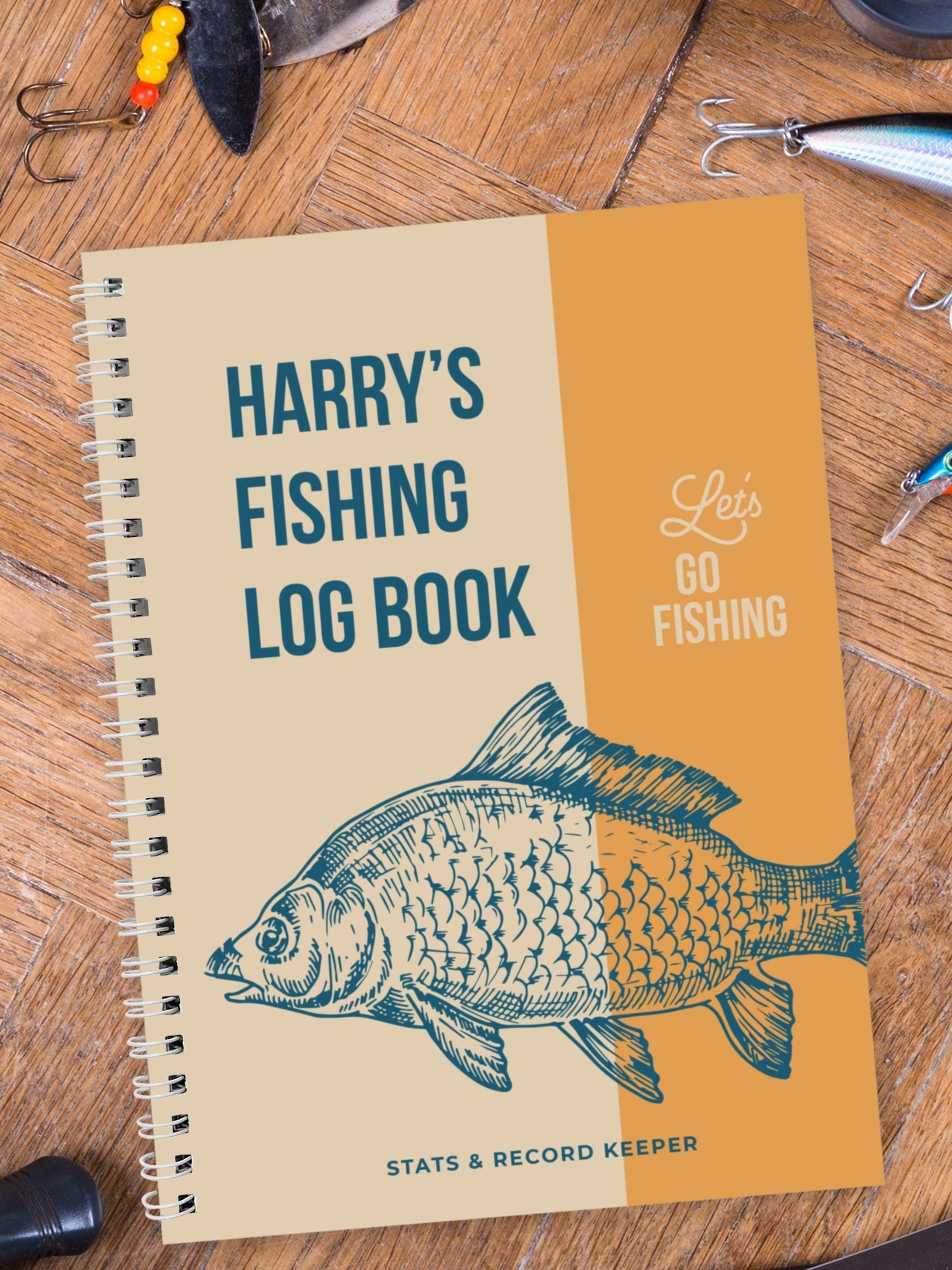 PMC personalised fishing log book, UK version