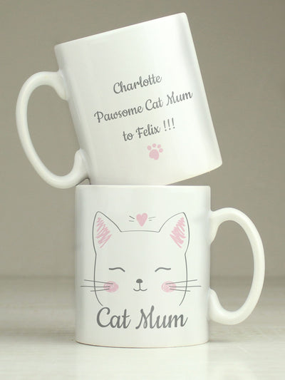 Next PMC Natural Personalised Cat Mum Mug- Buy online at McGrocer