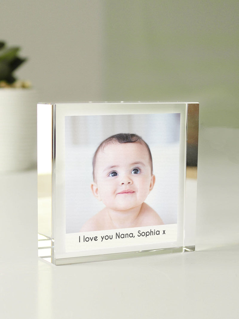 PMC personalised crystal token in black gift box, UK version