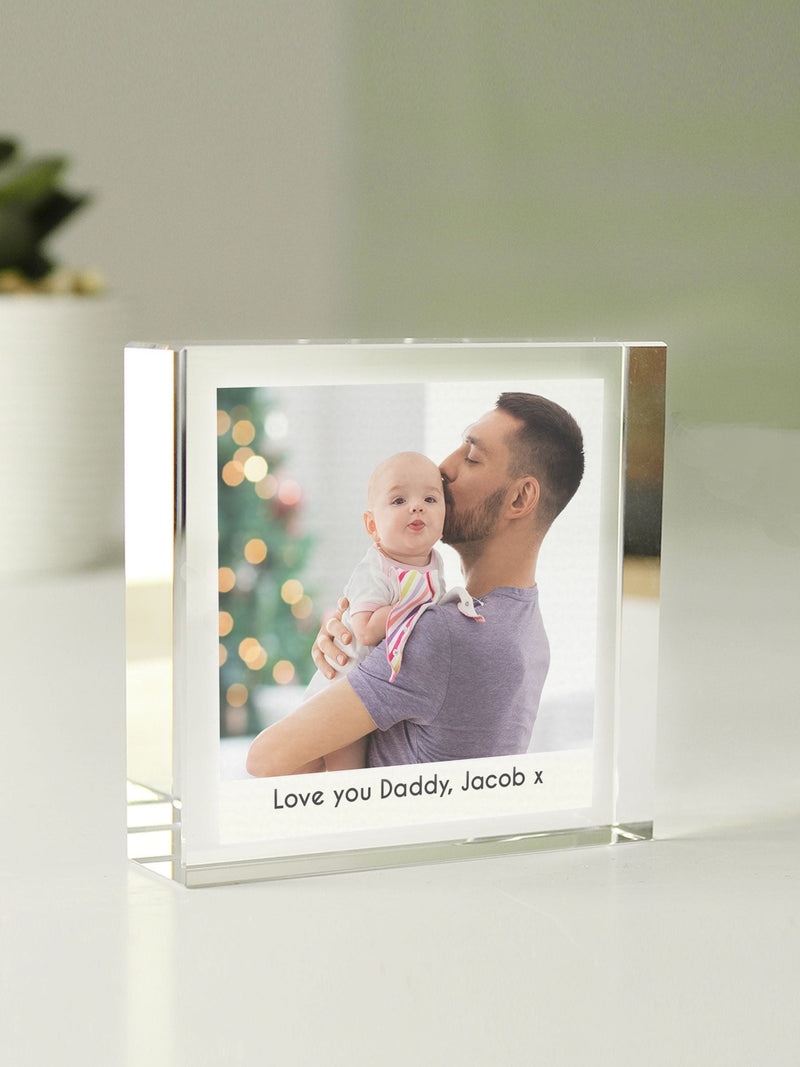 PMC personalised crystal token in black gift box, UK version