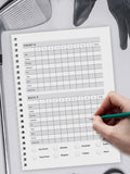 PMC personalised golf log book - British product