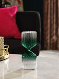 Green Ombré Glass Decorative Sand Timer