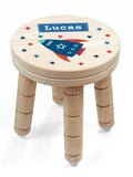 Treat Republic personalised rocket wooden stool - British product