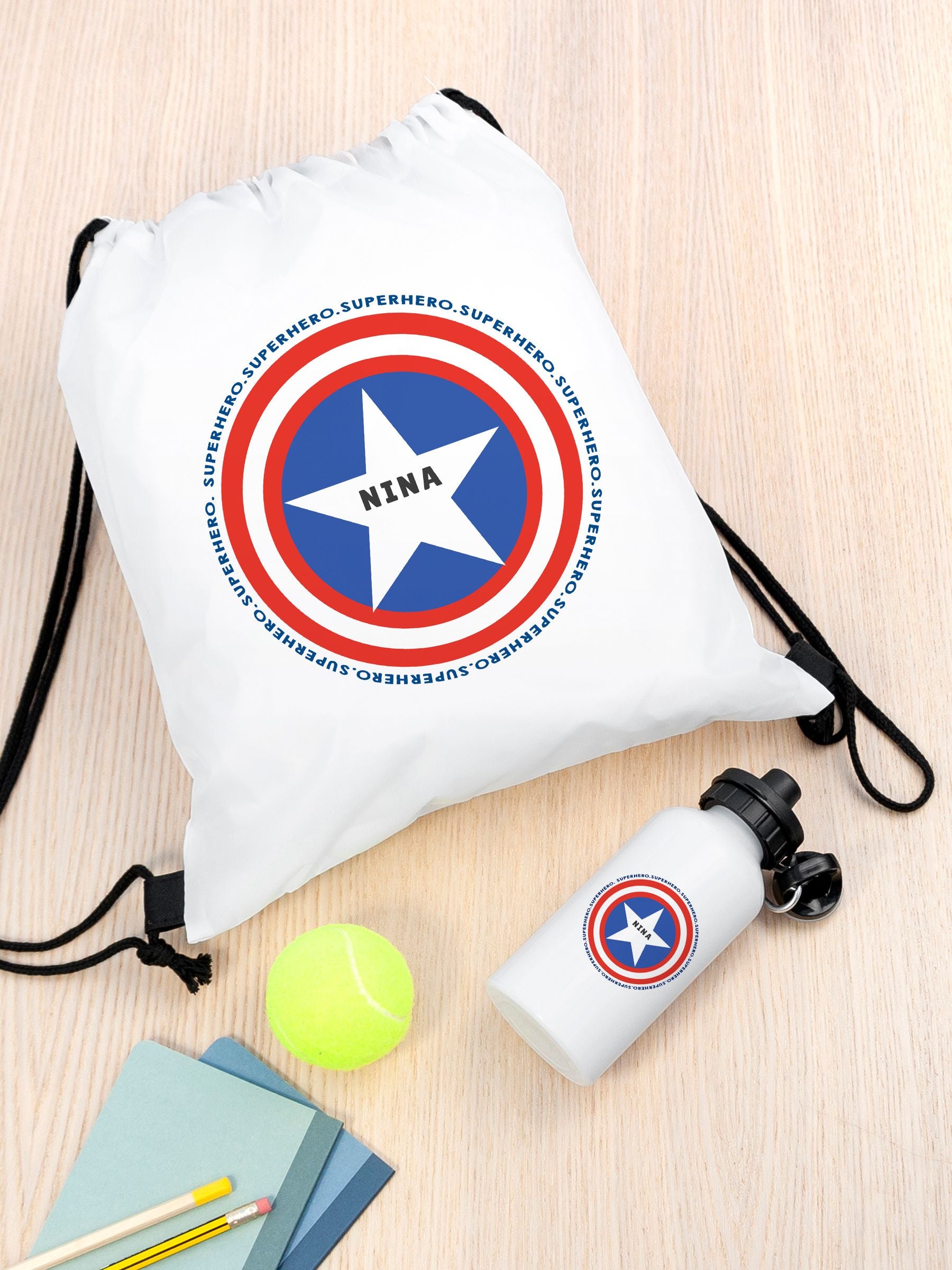 Treat Republic personalised superhero sports set (British brand)