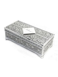 Treat Republic silver tone personalised trinket box (British brand)